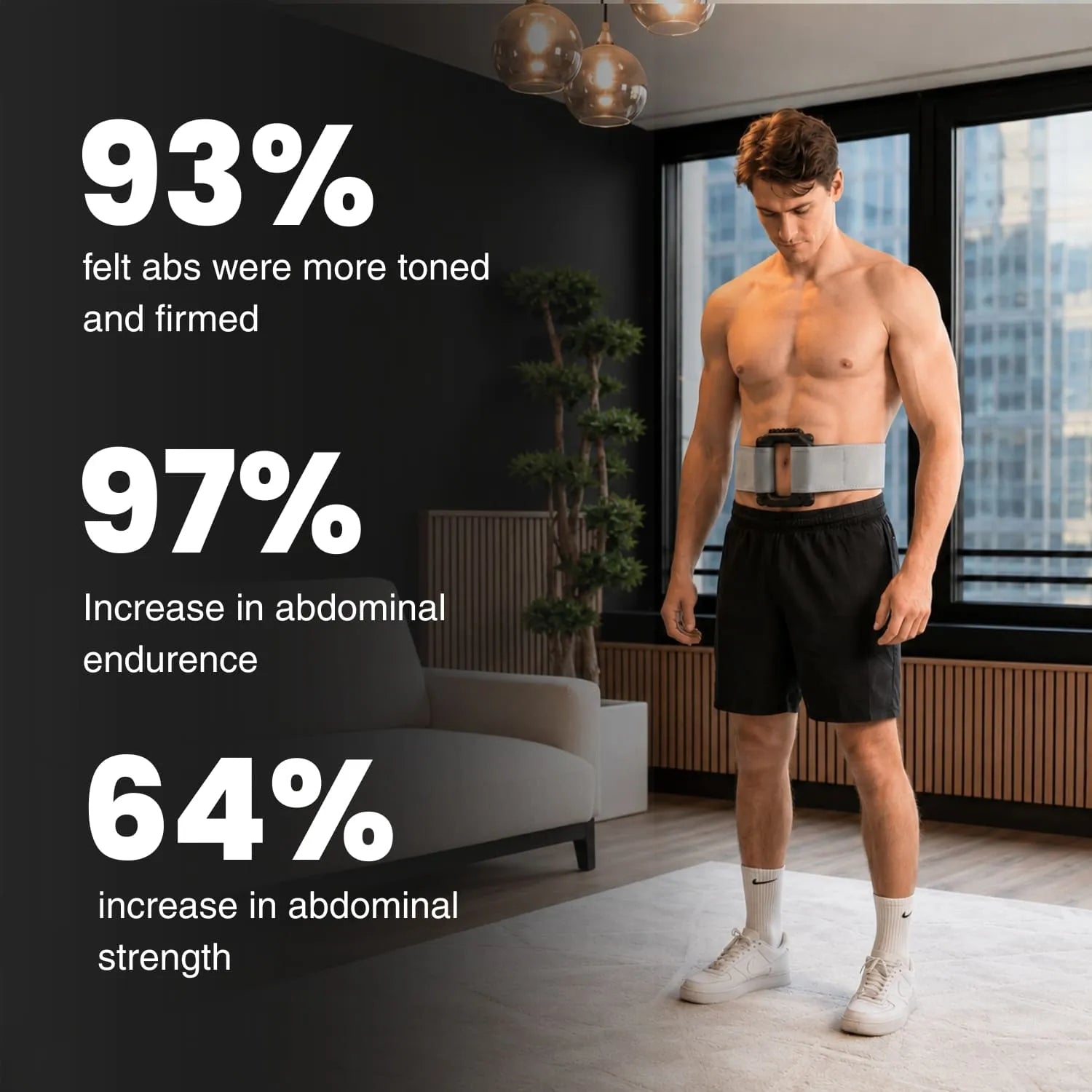 BeltBurner Hands-Free Vibration Massage Belt