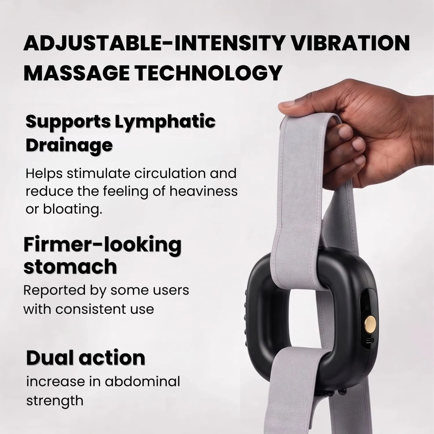 BeltBurner Hands-Free Vibration Massage Belt